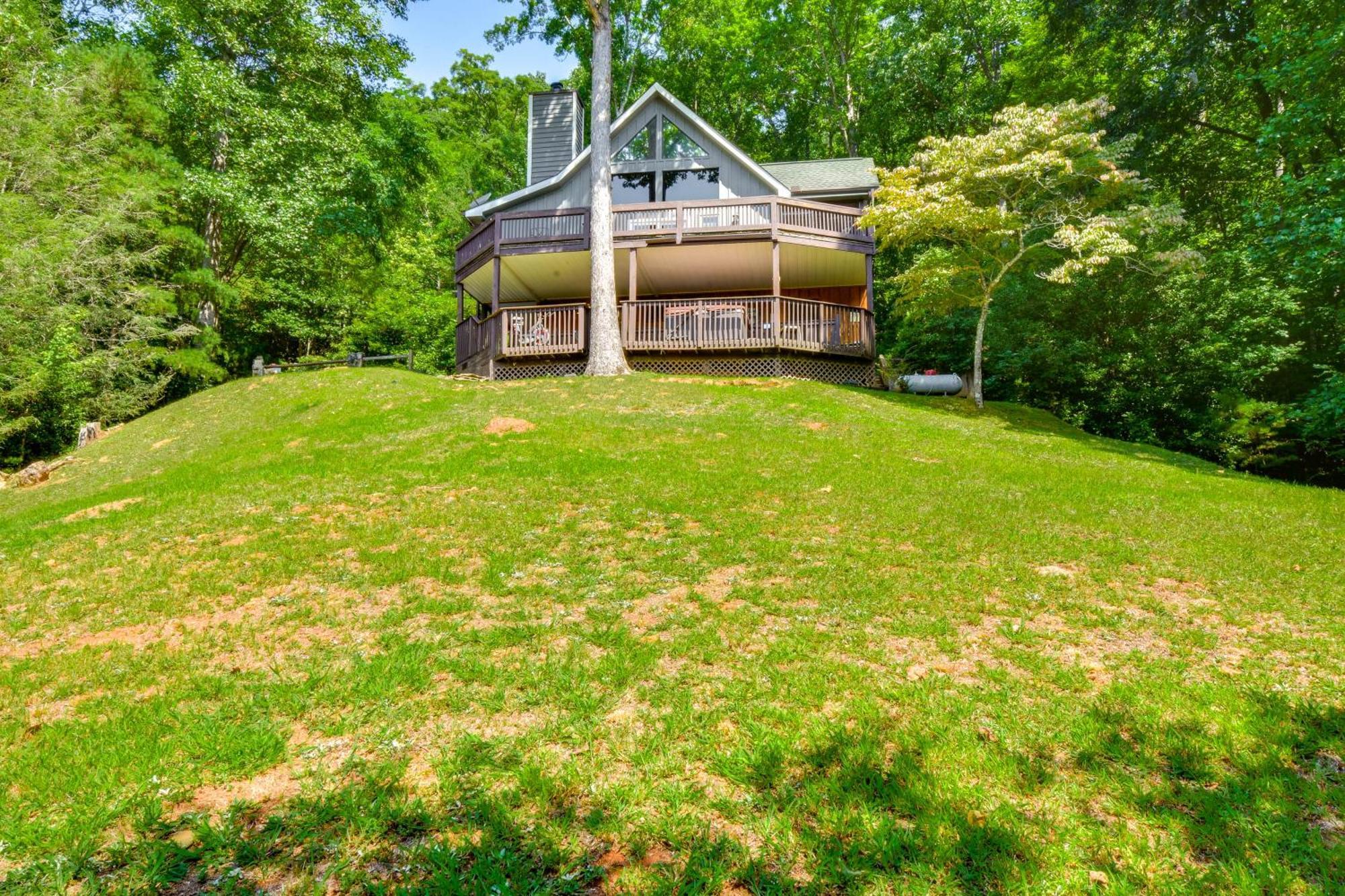 Mountain Cabin With Hot Tub And Fire Pit! Blairsville Eksteriør bilde